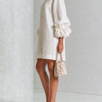 Women's Floral Cuff Mini Dress, photo 8