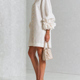 Women's Floral Cuff Mini Dress, photo 8