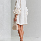 Women's Floral Cuff Mini Dress, photo 9