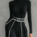 Women's High-Collar Set with Wide Pants, photo 3