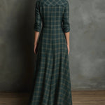 Women's Long Checkered Dress, photo 2
