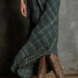 Women's Long Plaid Dress, photo 3