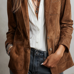 Marcelle | Vintage Brown Blazer