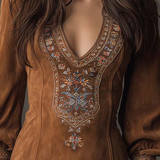 Women's Suede-Effect Short Dress, photo 5