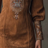 Women's Suede-Effect Short Dress, photo 7