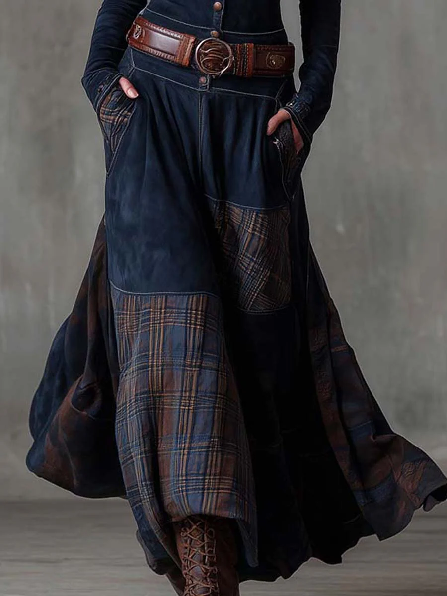 Women's Maxi Suede Dress with Belt, photo 5