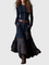 Orlix Sophisticated Maxi Dress in Navy Blue