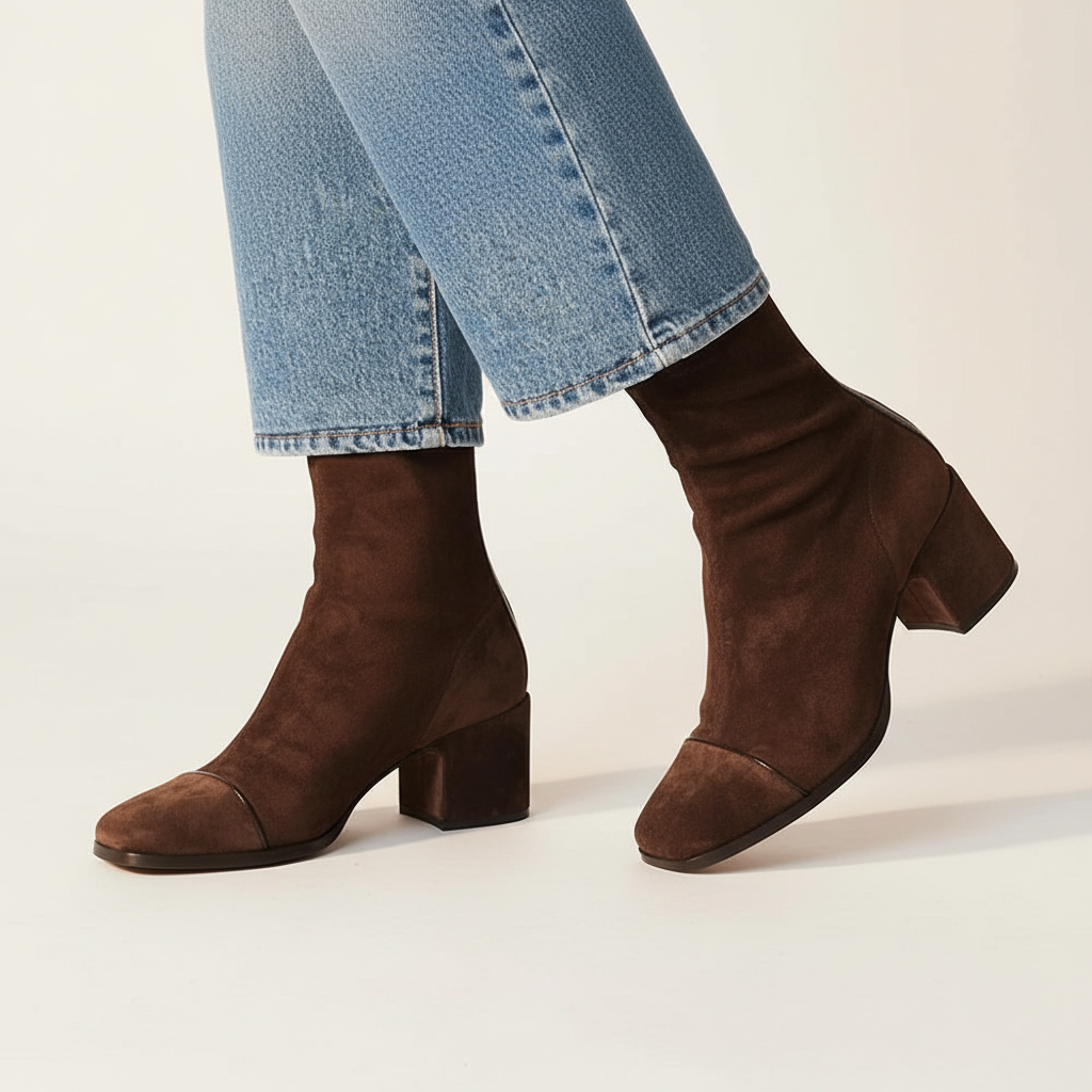 Women's Chic Square-Toe Ankle Boots, photo 3