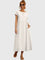 Women's Casual Pocket Dress in White