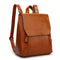 Women's Padded Vintage Backpack in Brown