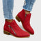 Marizheah Comfort Boots in Red