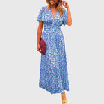 Women's Comfortable Summer Dress in Blue