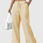 Women's Stylish Pants in Yellow
