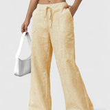 Women's Stylish Pants in Yellow