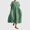 Women's Long Casual Dress in Green