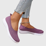 Odara Comfort Slip-Ons Sneakers in Purple