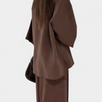 V-Neck Top with Straight-Leg Pants Set, photo 3