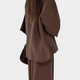 V-Neck Top with Straight-Leg Pants Set, photo 3