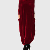 Madison Elegant Dress in Red