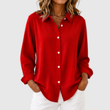 Women's Elegant Collared Button-Down Blouse, photo 2