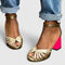 Noelyrah Sophisticated Heels in Gold