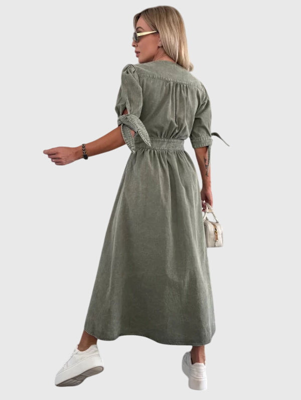 Sophia Elegant Denim Dress, photo 10