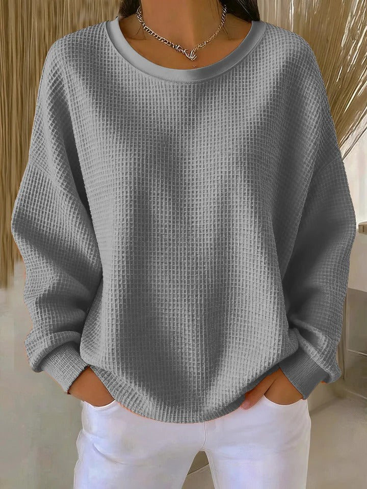 Nyla Classic Sweater in Grey