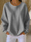 Nyla Classic Sweater in Grey