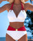 Women's Elegant Support Bikini Set in White