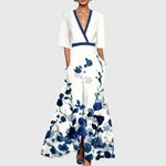 Leila Elegant Dress in White