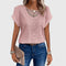 Women's Elegant Ibiza Style Blouse in Pink