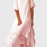 April Elegant Dress in Pink