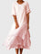 April Elegant Dress in Pink