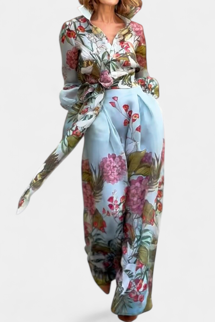 Women's Belted Shirt and Palazzo Pants, photo 5