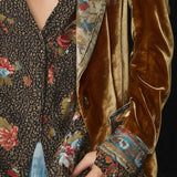 Marcelline | Vintage Floral Printed Patchwork Blazer