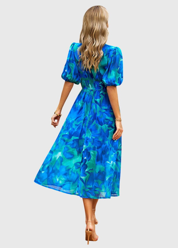 Women's Flattering Floral Midi Dress, photo 7