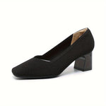 Brynn Comfort Heels in Black
