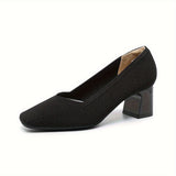 Zayli Comfort Heels in Black