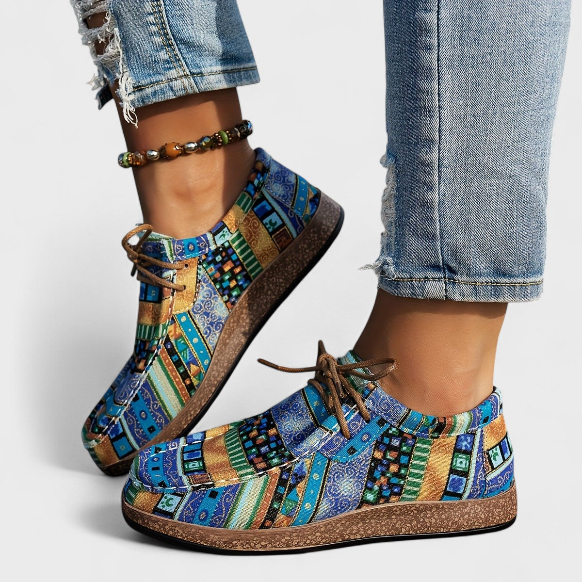 Seryphina Comfort Sneakers in Blue