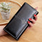Women's Bag – Bifold Leather Wallet in Black