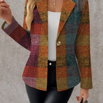Women's Fall Plaid Blazer, photo 3