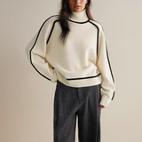 Women's Cotton-Blend Turtleneck Sweater, photo 5