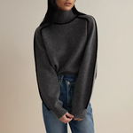 Women's Cotton-Blend Turtleneck Sweater, photo 3