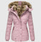 Veyzandra Comfortable Coat in Pink