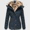 Veyzandra Comfortable Coat in Blue