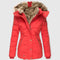 Veyzandra Comfortable Coat in Red