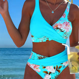 Women's Floral Wrap Bikini Set, photo 10