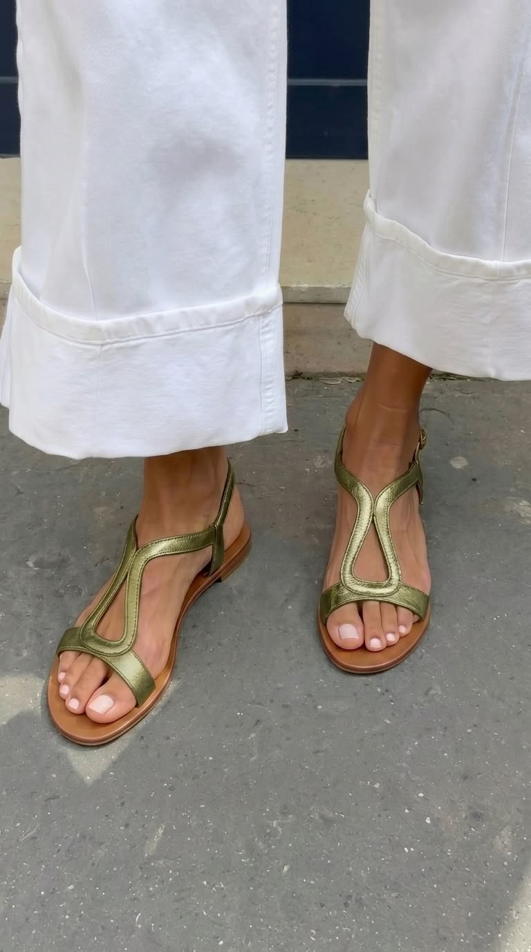 Doralia Sandals in Green