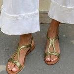 Doralia Sandals in Green