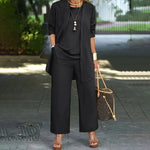 Women's 3 Piece Loose Fit Lounge Set, photo 2